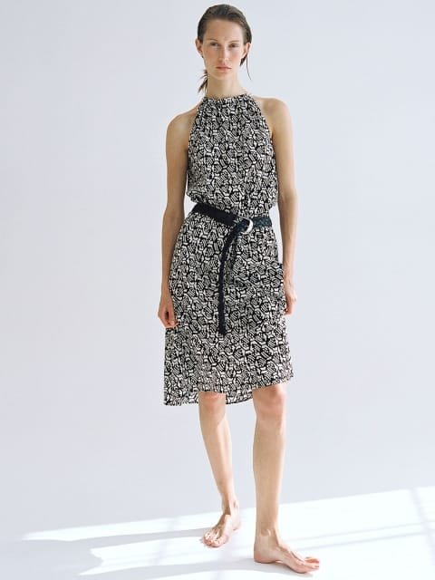 H&M Drawstring-Detail Cotton A-Line Dresses