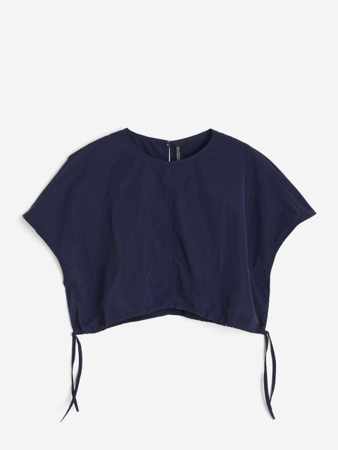 H&M Drawstring-Detail Cropped Top