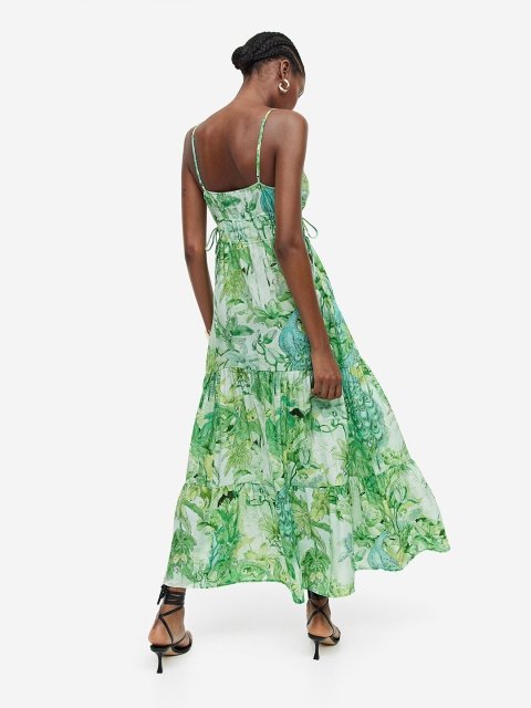 H&M Drawstring-Detail Maxi Dress