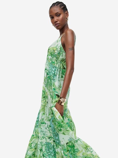 H&M Drawstring-Detail Maxi Dress
