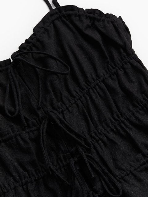 H&M Drawstring-Detail Strappy Top