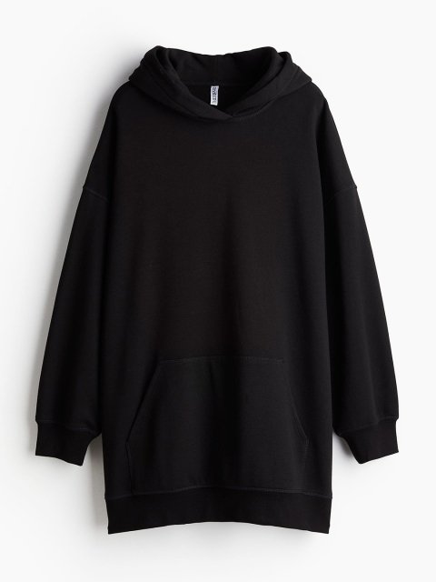 H&M Drop Shoulder Hooded Dress