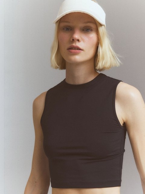 H&M DryMove Cropped Sports Top