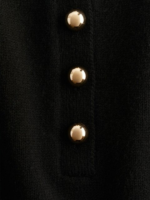 H&M Fine-Knit Collared Dress