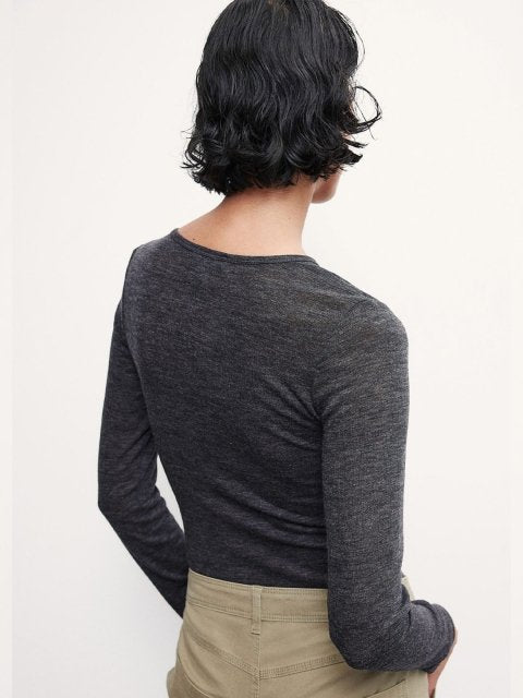 H&M Fine-Knit Henley Top