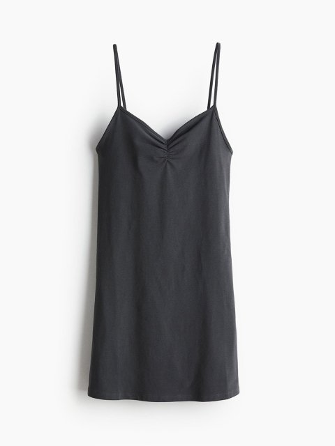 H&M Flared-Skirt Jersey Dress