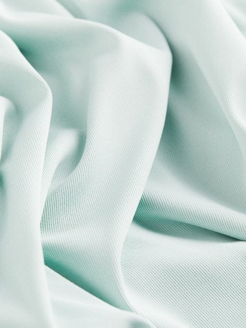 H&M Flared-Skirt Ribbed Dress