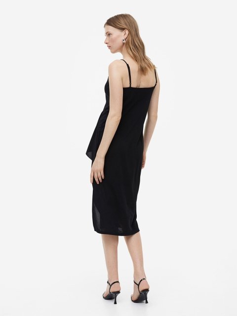 H&M Flounce-Detail Slip Dress