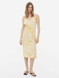 H&M Flounce-Detail Slip Dress