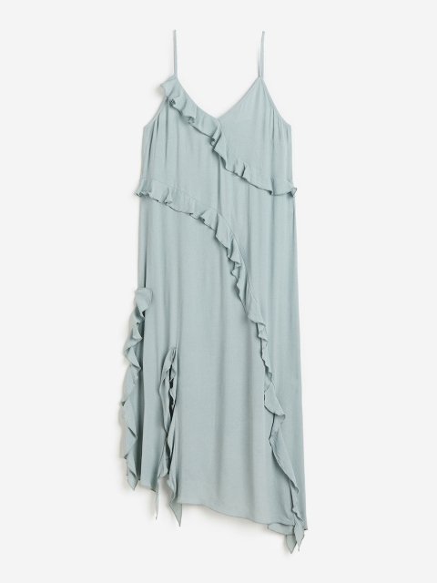 H&M Flounce-Trimmed Dress