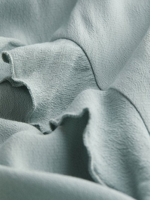 H&M Flounce-Trimmed Dress