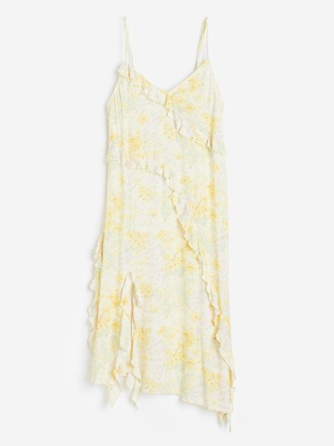 H&M Flounce-Trimmed Dress