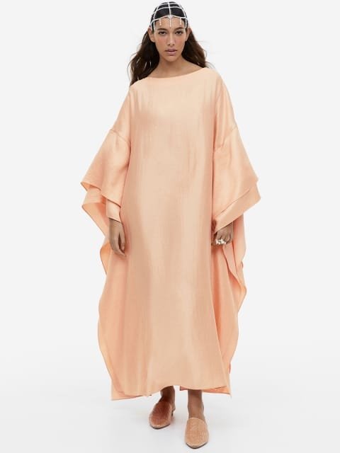 H&M Flounce-Trimmed Dress