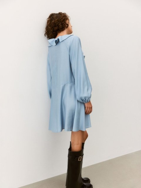 H&M Flounce-Trimmed Dress