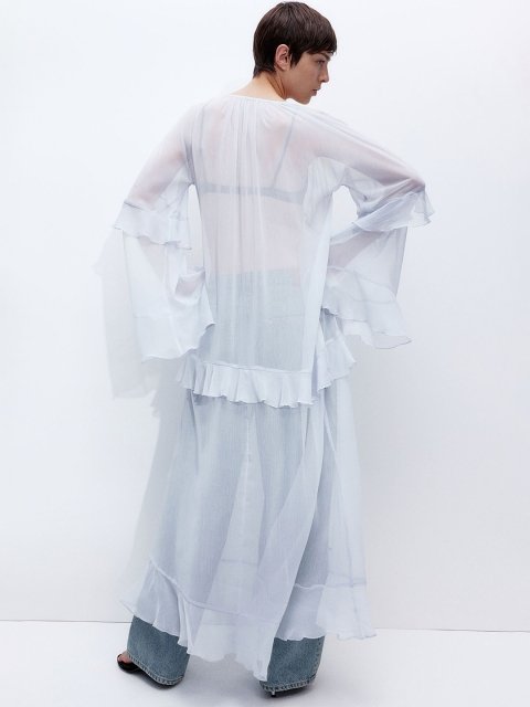 H&M Flounced Chiffon Dresses