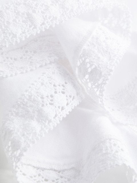 H&M Flutter-Sleeve Pure Cotton Jersey Top
