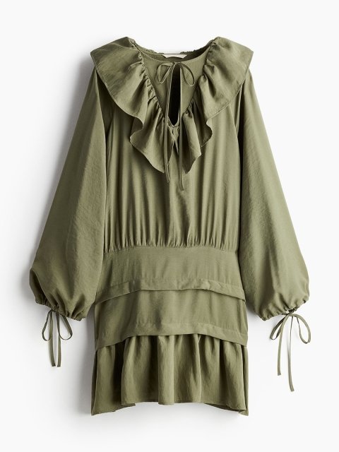 H&M Frill-Collar Dress