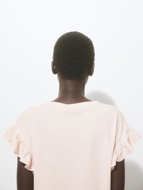 H&M Frill-Trim Cotton Top