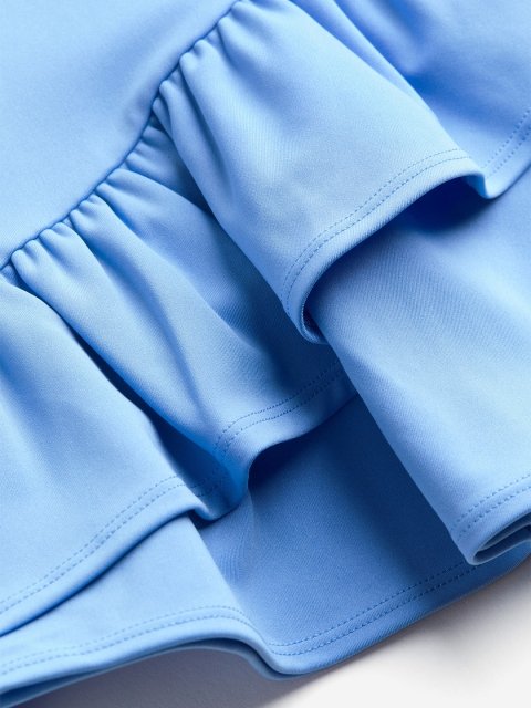 H&M Frill-Trimmed Bandeau Dress