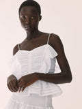 H&M Frill-Trimmed Strappy Top