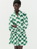 H&M Frilled-Collar Dress