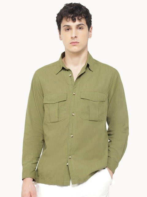 H&M Full-Sleeve Cotton Shirt