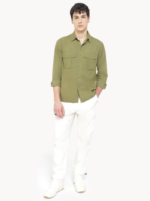 H&M Full-Sleeve Cotton Shirt