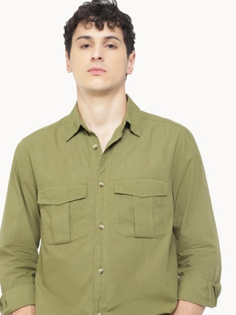 H&M Full-Sleeve Cotton Shirt
