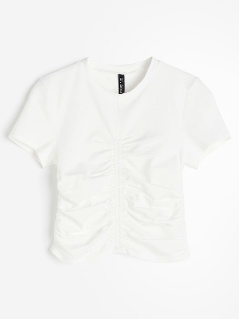 H&M Gathered Jersey Top