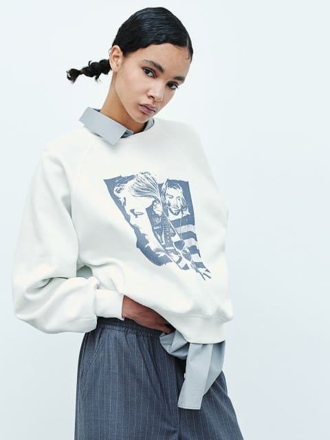 H&M Graphic Printed Sweatshirts