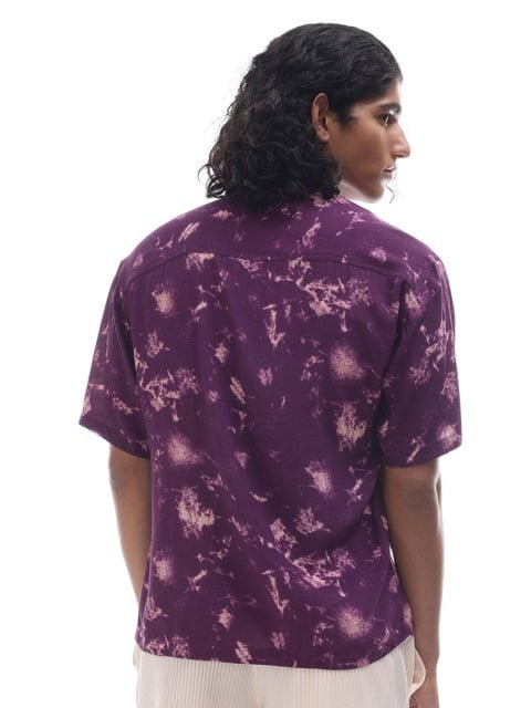 H&M Half Sleeve Tie & Dye Print Shirt
