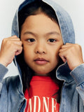 H&M Infants Boys Zip-Through Twill Hoodie Sweatshirts