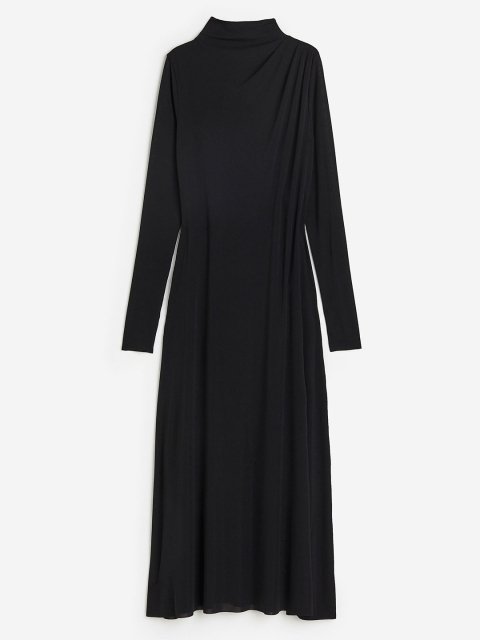 H&M Jersey Turtleneck A-Line Dress