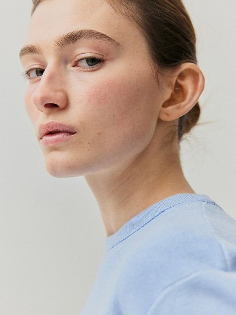 H&M Knitted Round Neck Tops
