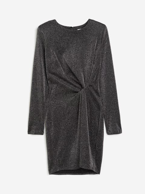 H&M Knot Detailed Jersey Dress