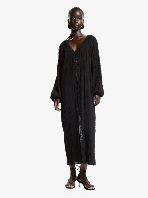 H&M Lace-Detail Dress