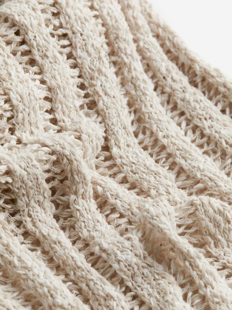 H&M Ladder-Stitch-Look Knitted Dress