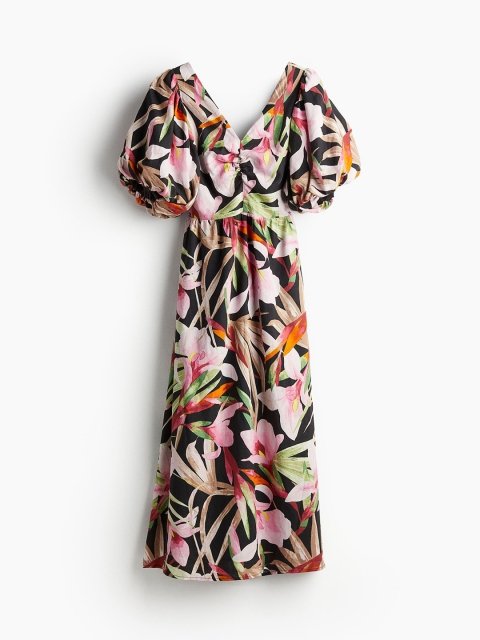 H&M Linen-Blend Dress