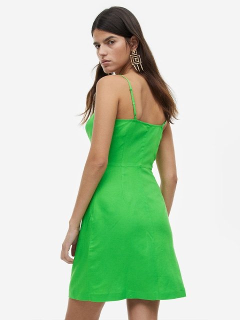 H&M Linen-Blend Dress
