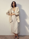 H&M Linen-Blend Strappy Dress