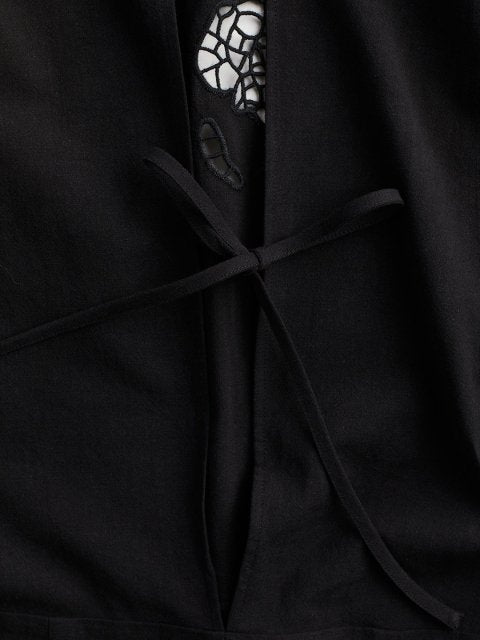 H&M Linen Broderie Anglaise Dress