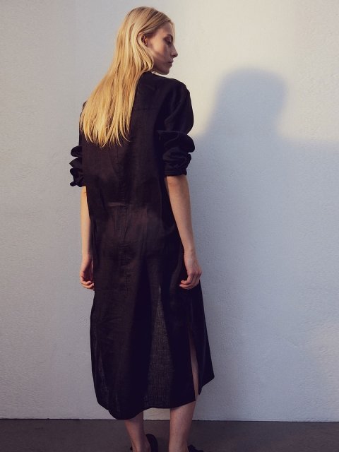 H&M Linen Shirt Dress