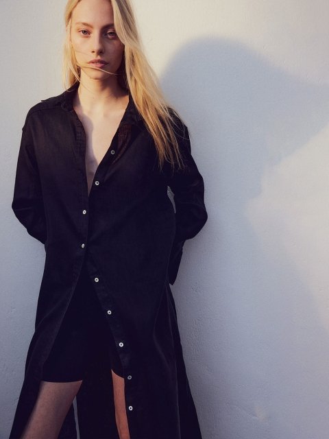 H&M Linen Shirt Dress