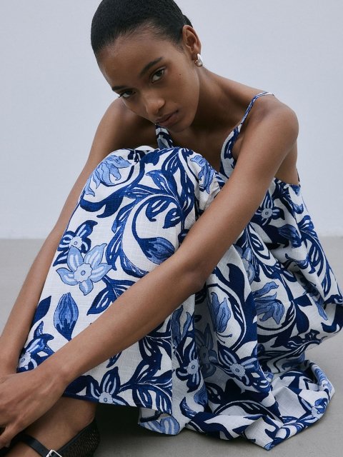 H&M Long A-Line Dress