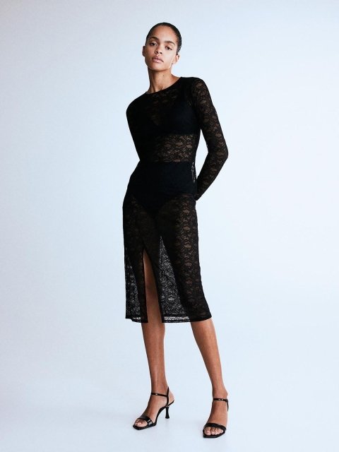 H&M Long Lace Dress