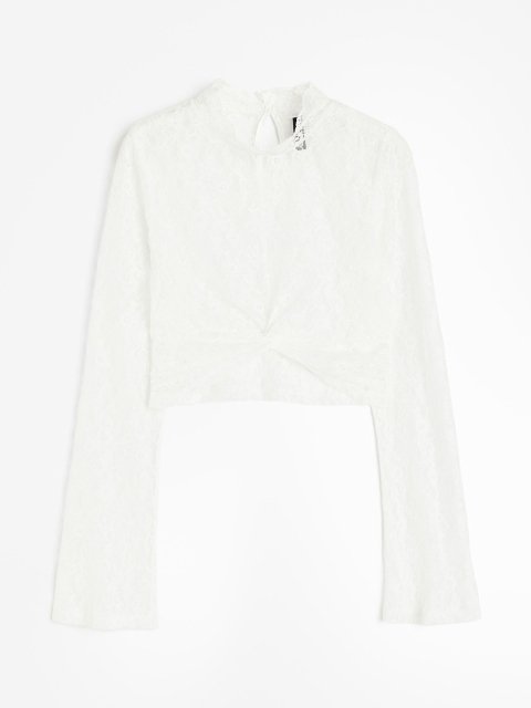 H&M Long-Sleeved Lace Top
