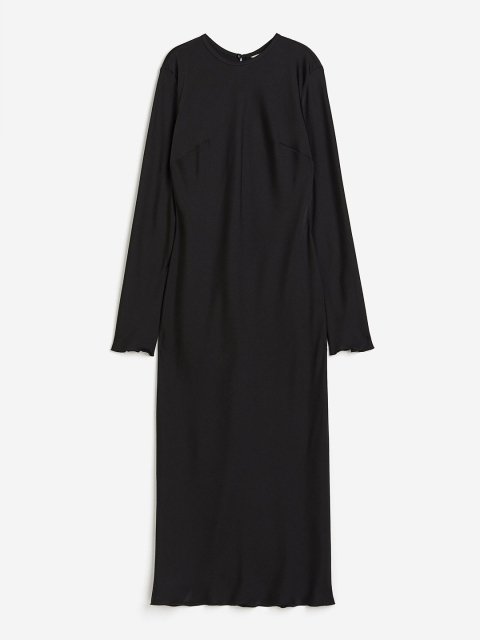 H&M Long-Sleeved Midi Dress