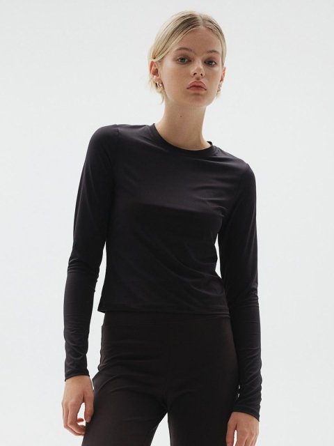 H&M Long-Sleeved Round Neck Top