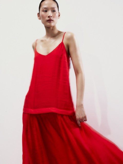 H&M Long Strappy Maxi Dress