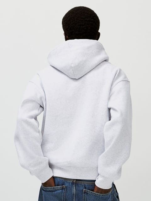 H&M Loose Fit Printed Hoodie
